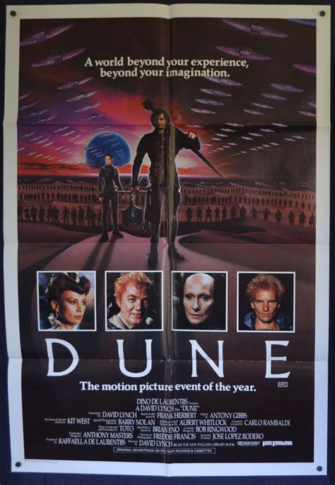 All About Movies Dune Poster Original One Sheet 1984