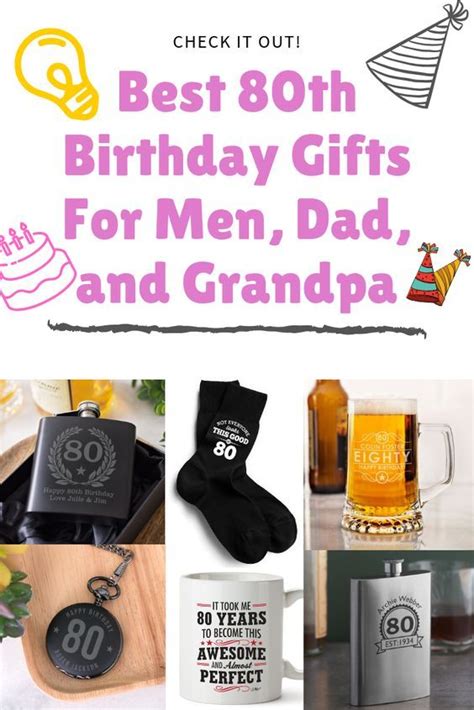 Best 80th Birthday Gifts Ideas For Men Dad And Grandpa At 26 Best 80th