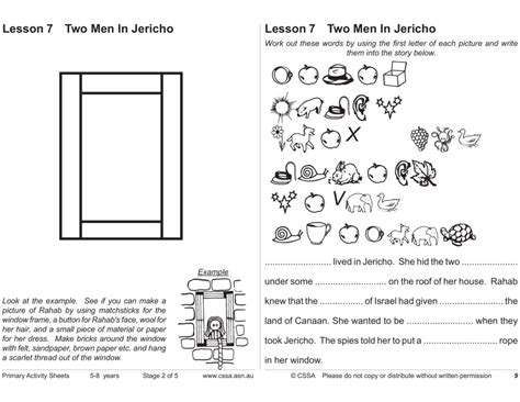 Two Men At Jericho Cssa Primary Stage 2 Lesson 7 Magnify Him Together