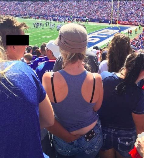 Sportsmasher On Twitter Bills Fan Fingers Girls Butt In