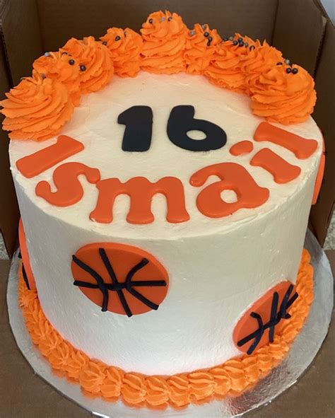 Basketball 🏀 Cake No Bake Cake Basketball Cake Cake