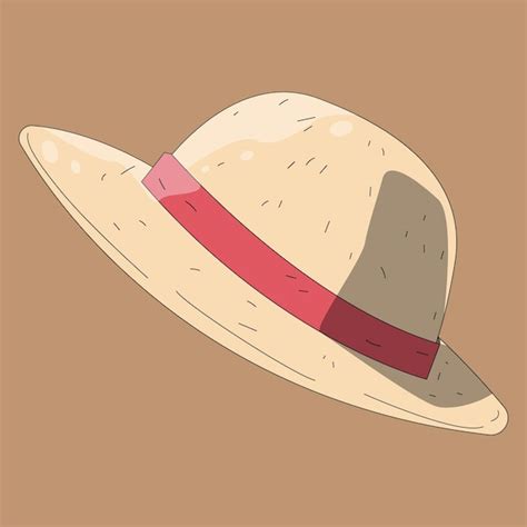 Premium Vector Vector Illustration Of An Authentic Straw Hat With