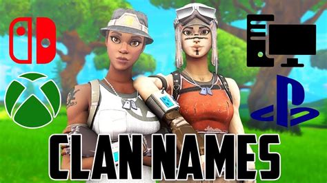Cool Fortnite Clan Names Youtube Roblox Generator For Robux 2018