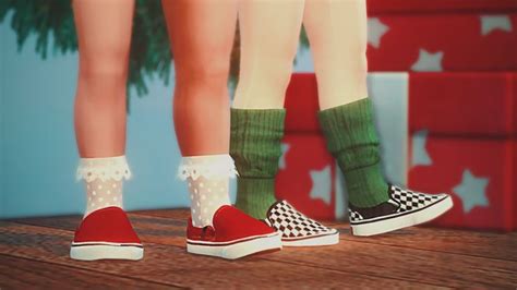 7xsims Slip On Vans For Toddlers Sims 4 Shoes Shoe Sims 4