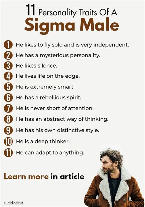 Personality Traits Of A Sigma Male That Sets Them Apart Sigma Male Alpha Male Quotes Self