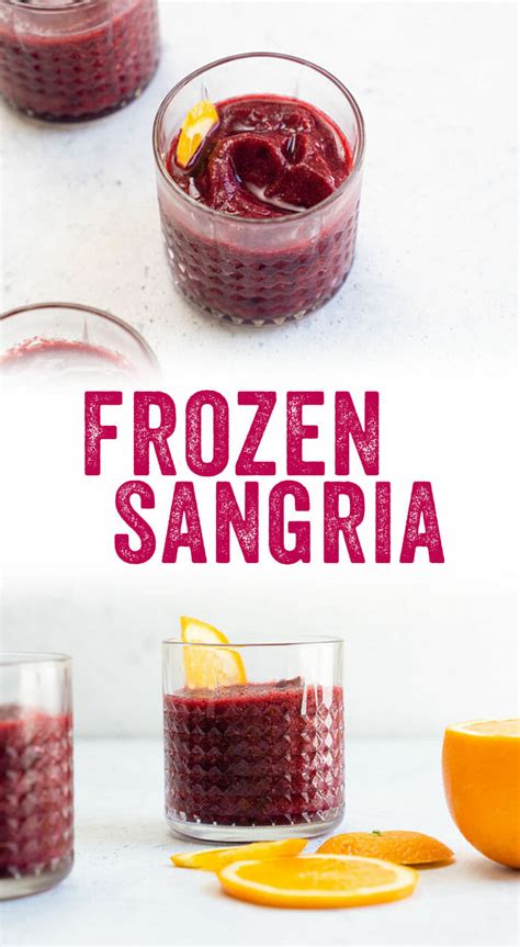 Pick one of these, or invent your own. Easy Frozen Sangria | Recipe (With images) | Frozen ...