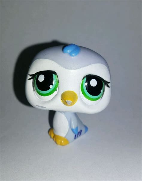 Littlest Pet Shop Penguin Green Eyes 1526 Preowned Lps Blemished