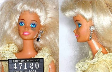 Barbies Mug Shots Someone Is In Trouble It Must Be For Prostitution She Always Looked Cheap