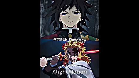 Giyu(Base) vs Rengoku(Base) WITH PROOF😏 #anime #animeedit #demonslayer
