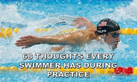 68 Thoughts Every Swimmer Has During Practice Swimmer Swimming Funny