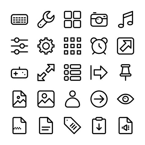 Premium Vector Pack Of User Interface Icons