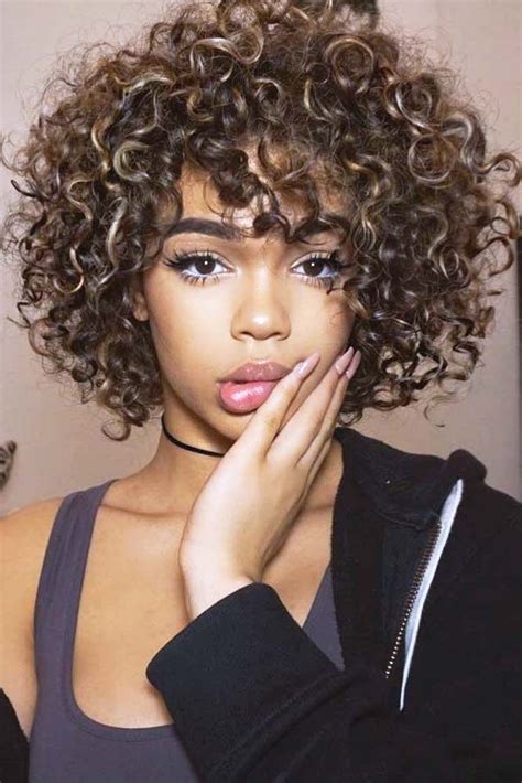 45 Fancy Ideas To Style Short Curly Hair Curly Hair Styles Curly