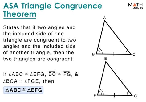 Asa Triangle Formula Theorem Solved Examples