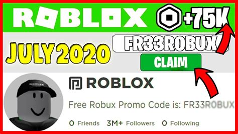 New Roblox Promo Code Gives Free Robux July 2020 Youtube
