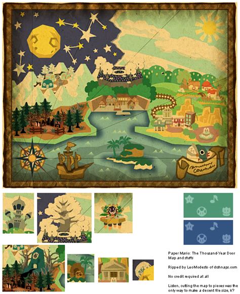 Paper Mario Ttyd Map Pic Titmouse