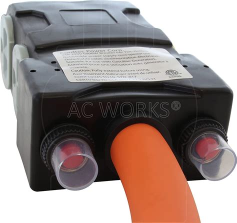 国産原料100 Ac Works 4 Prong 220 Volt Plug To 120 Volt 15 20amp Household