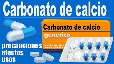 CARBONATO DE CALCIO Para Que Sirve Reacciones Huesos Acidez Estomacal YouTube