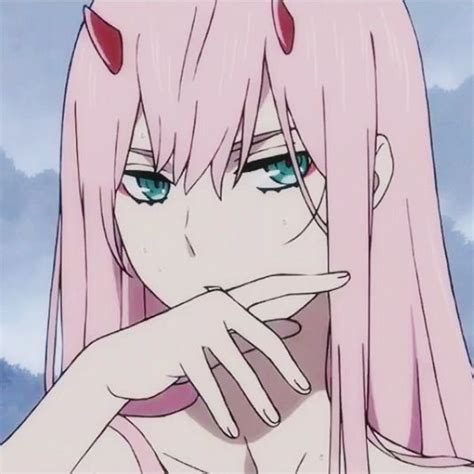 Even though i haven't finished the anime yet zero two. Marshmallow — Zero two icons from Darling in the Franxx -... | Zero two, Aesthetic anime ...