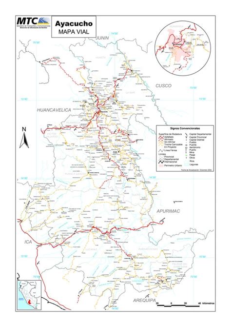 Mapa Vial Del Departamento De Ayacucho Pdf