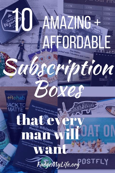 21 Best Affordable Subscription Boxes For Men Subscription Boxes For Men Affordable