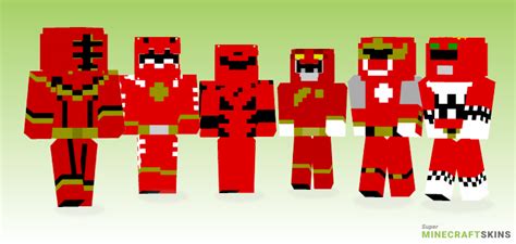 Power Rangers Minecraft Skins Download For Free At Superminecraftskins