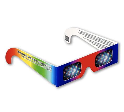Holographic Diffraction Grating Glasses Color Explorer Central
