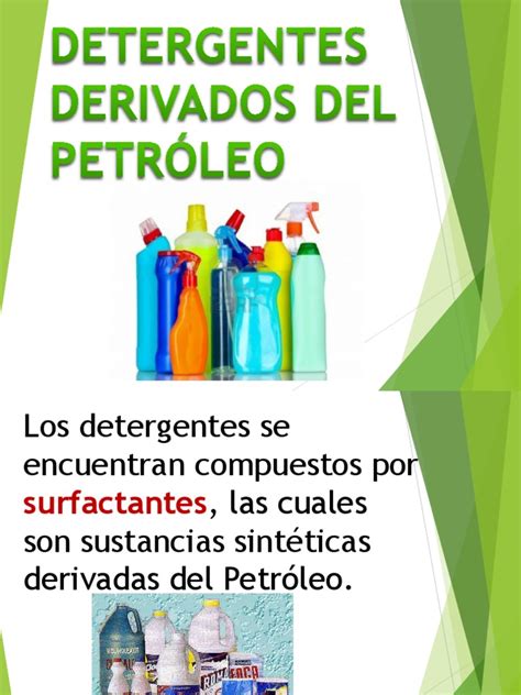 Detergentes Derivados Del Petróleo Pdf