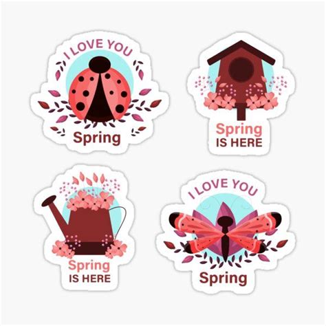 Spring Time Spring Is Here I Love Spring Collection Sticker By