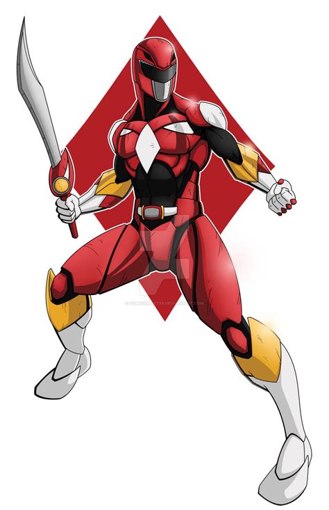 Red Power Ranger By Comicartist88 On Deviantart