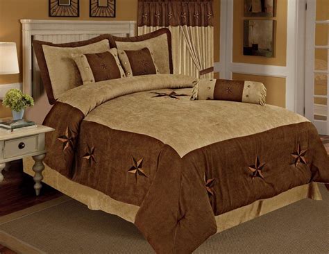 King size borrego praying cowboy comforter set. Western Cowboy Luxory Comforter Suede - 7 Pieces Set ...