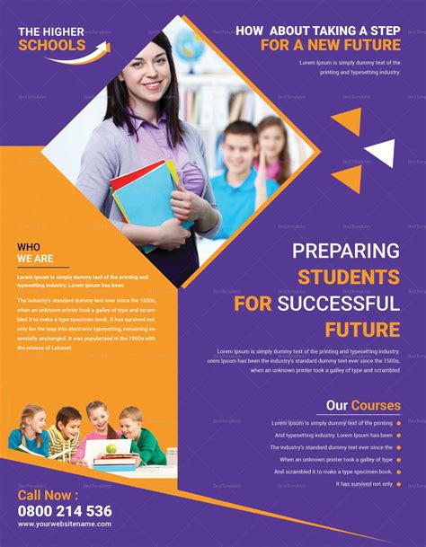 Educational Brochure Templates