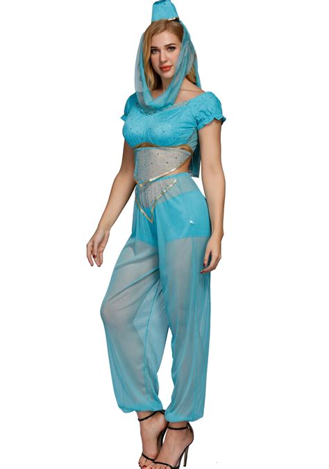 Hotsexy Arabic Dance Costume Sexy Goddess Genie Jasmine Aladdin