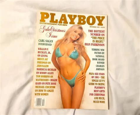 Playboy Magazine December Dian Parkinson Carl Sagan Christmas