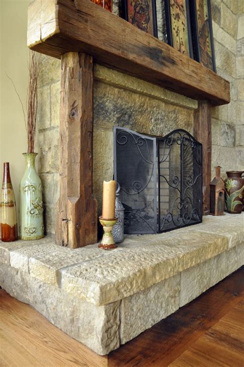 Best Rustic Fireplace Mantels Closed Wall Shelves