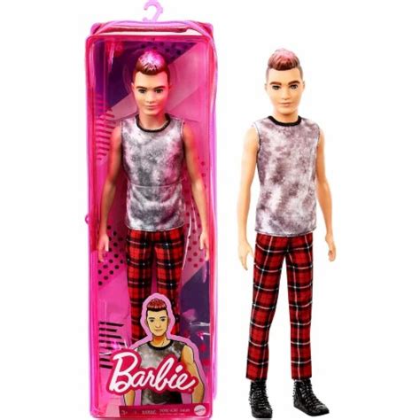Barbie Ken Fashionistas Doll 176 With Sculpted Brunette Ombre Tipped
