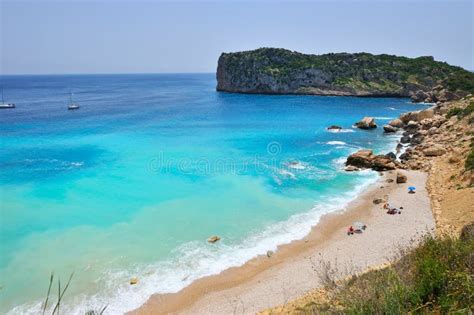 Mediterranean Coast Beach In Summer Stock Photo Image Of Resort