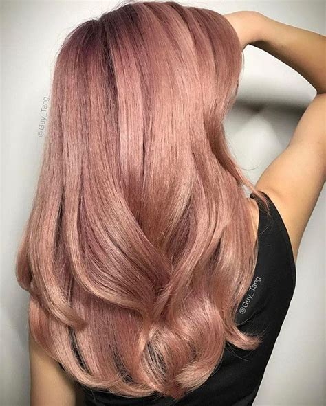Pretty Pastel Hair Colors To Dye For Dusty Pink Hair Gold Hair Colors
