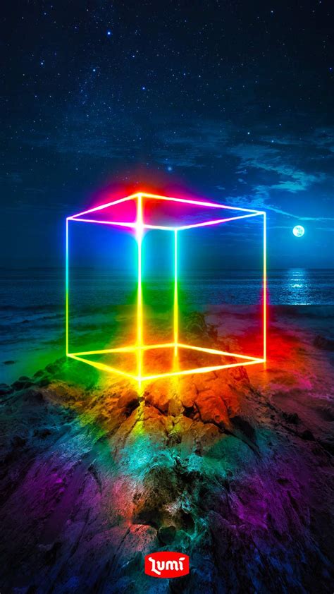 Rainbow Cube Iphone Wallpaper Iphone Wallpapers Iphone