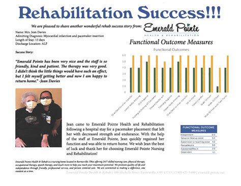 Rehabilitation Success Stories at Emerald Pointe Health and Rehabilitation