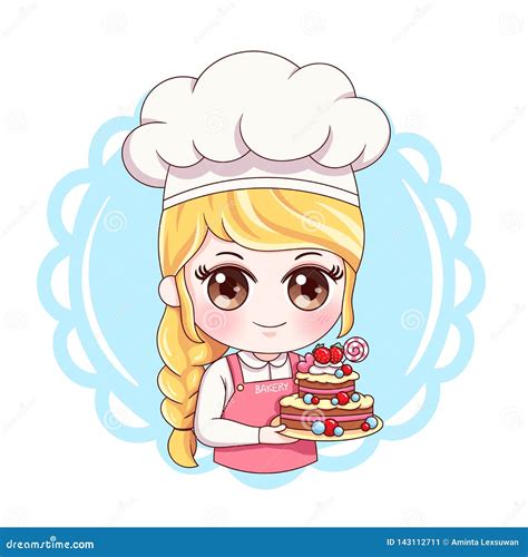 Female Baker 8 Stock Vector Illustration Of Pastry 143112711