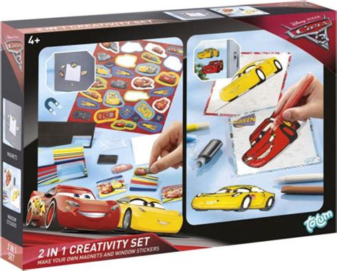 Toys4less 2 In 1 Creativity Set Cars 3