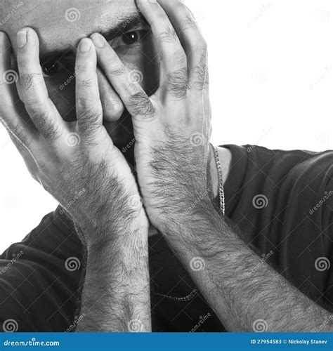 Dejected Man Stock Image Image Of Dejected Gray Isolation 27954583
