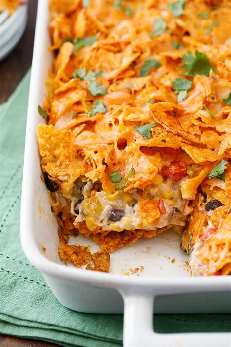 This dorito chicken casserole recipe is filled with chicken, cream cheese, tomatoes, mexican cheese, and more! 24 Of the Best Ideas for Dorito Mexican Casserole - Home ...