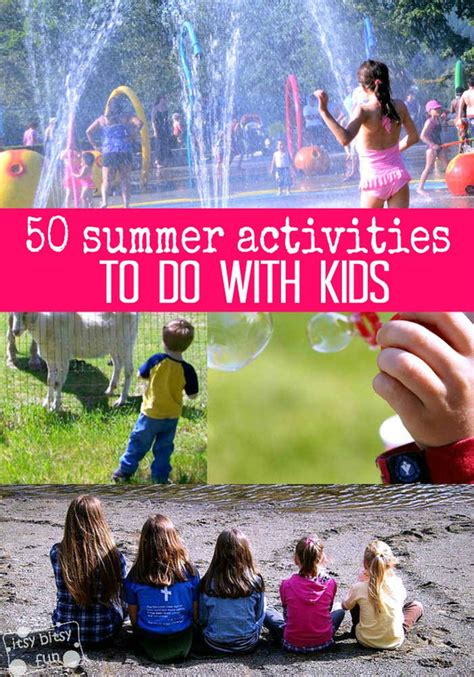 50 Summer Activities For Kids Home And Heart Diy