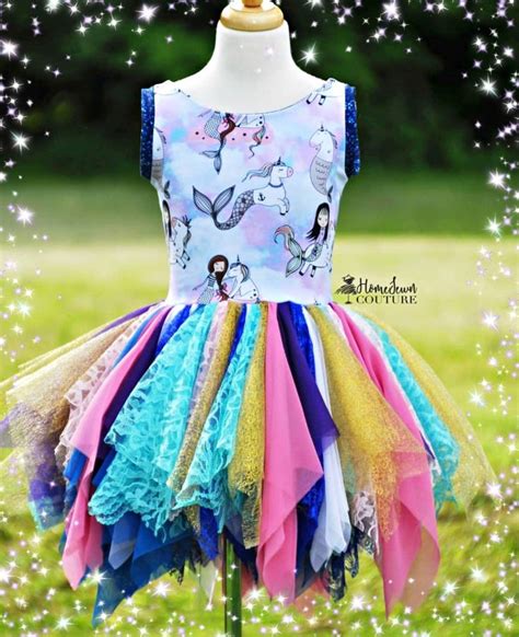 Mermicorn Magical Party Dress Unicorn Party Dress Mermaid Party