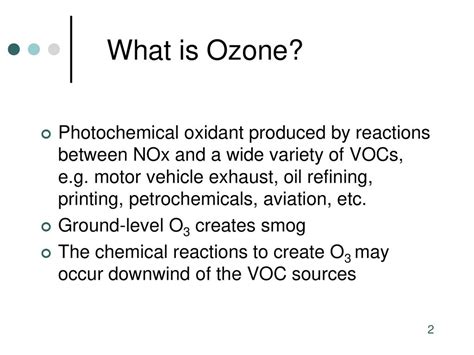 Ground Level Ozone O3 Ppt Download