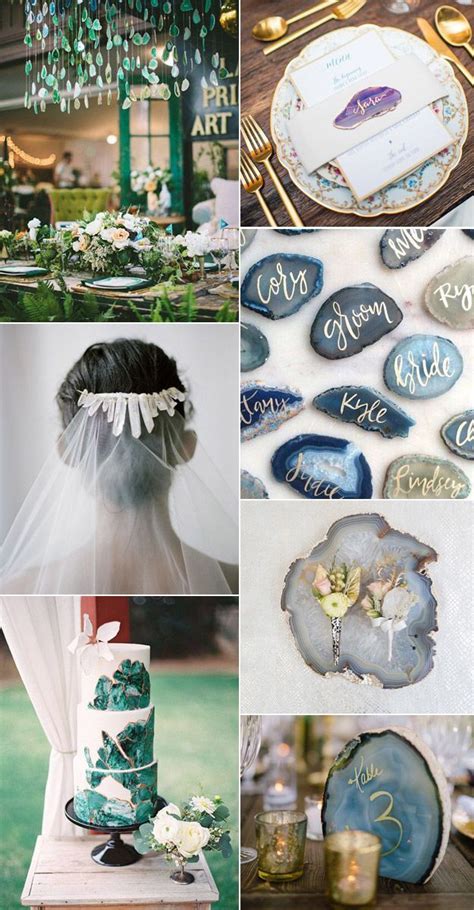 Incorporating Agates And Crystals Into Your Wedding Lucky In Love