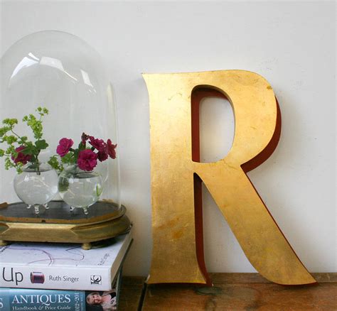 Genuine Vintage Shop Letters R By Bonnie And Bell
