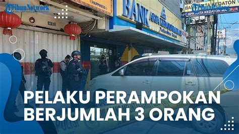 Pelaku Perampokan Bank Di Lampung Ternyata Berjumlah 3 Orang 2 Pelaku Lainnya Kini Diburu