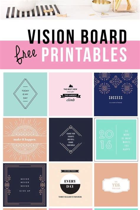 Vision Board Printable
